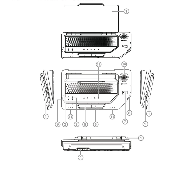 Bosch DCNM-MMFF controls and connections diagram
