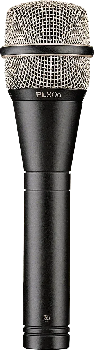 Electro-Voice PL80A supercardioid vocal mic, pop filter built in