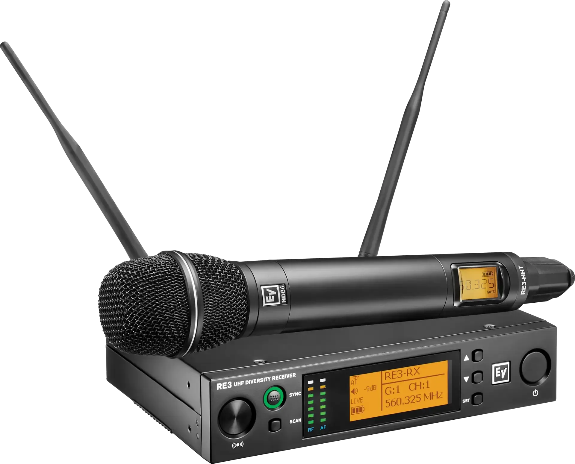 Electro-Voice RE3-ND86 UHF wireless microphone system