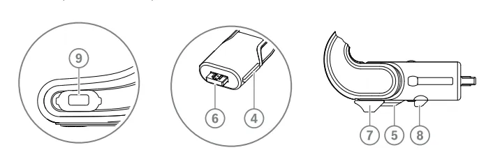 Bosch DCNM-MICL connector and locking mechanism detail