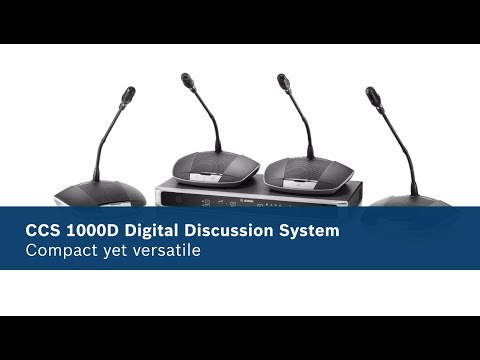 Bosch CCS 1000 D video