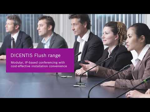 Bosch DICENTIS Flush video